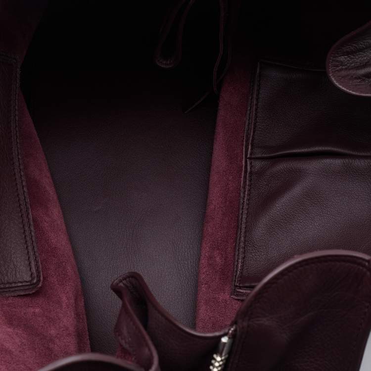 Pre Owned Balenciaga Murier Leather Papier A4 Tote