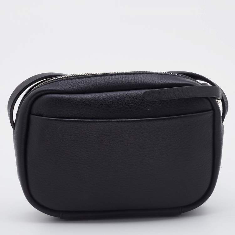 Pre Owned Balenciaga Black Leather Everyday Camera Bag