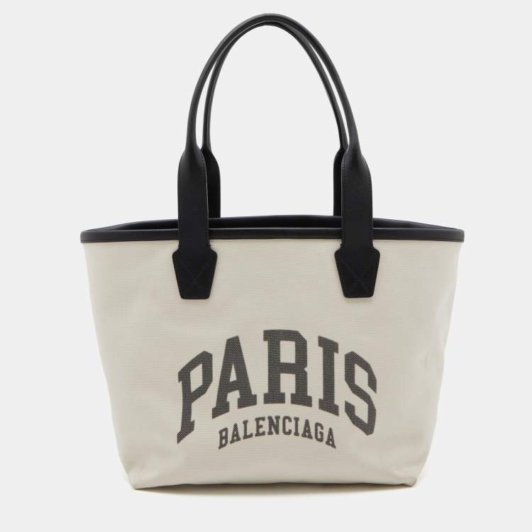 Balenciaga canvas tote discount small