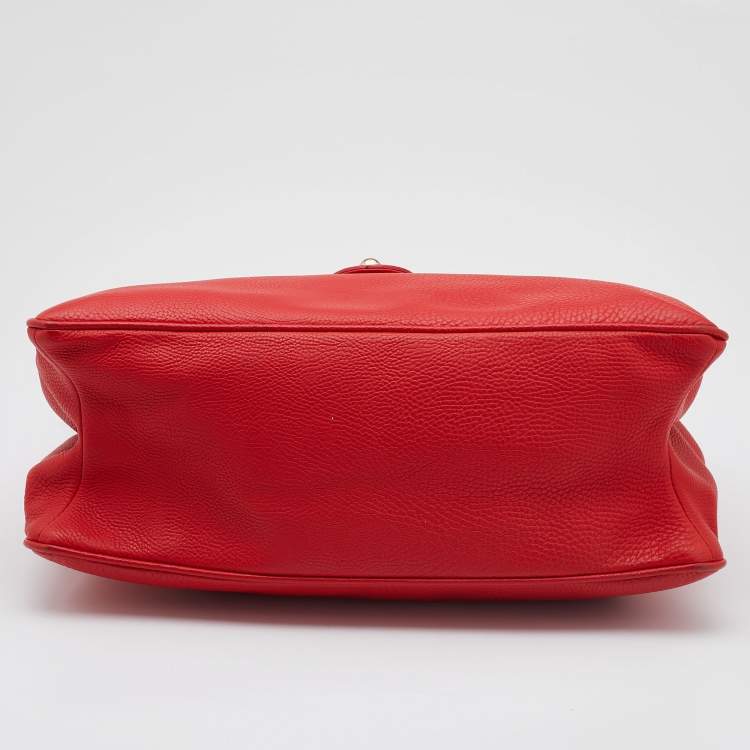 Pre Owned Balenciaga Rose Corail Leather Tube Clasp Top Handle Bag