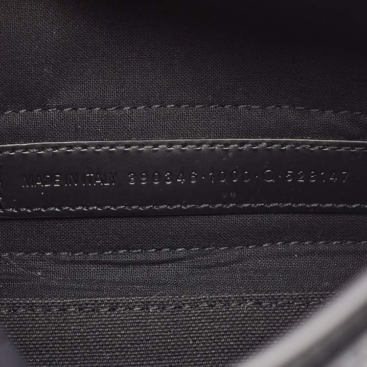 Pre Owned Balenciaga Black/White Canvas and Leather XS Cabas Tote