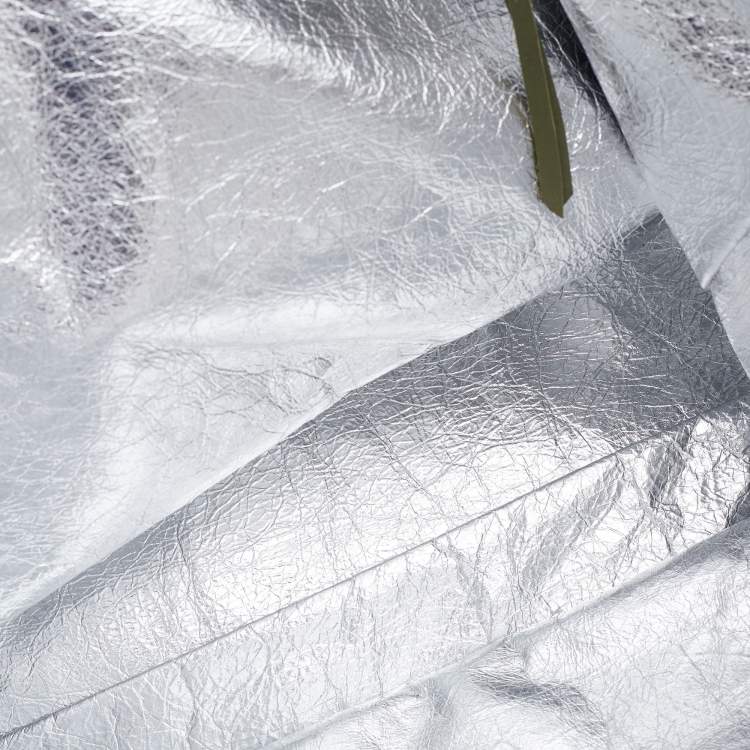 Pre Owned Balenciaga Multicolor Suede and Leather Alphabet Shopper Tote