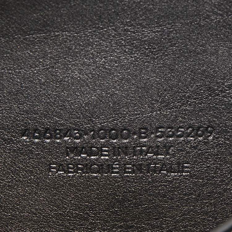 Pre Owned Balenciaga Black Leather Round Air Hobo