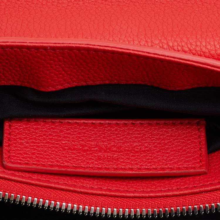 Pre Owned Balenciaga Rose Corail Leather Mini Le Dix Cartable Top Handle Bag
