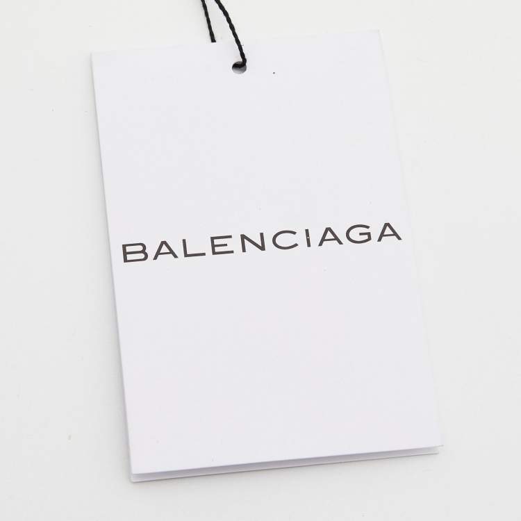 Pre Owned Balenciaga Blue Leather Tube Clutch