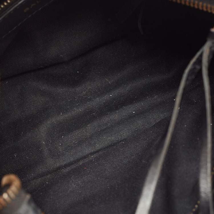 Pre Owned Balenciaga Multicolor Leather Mini Graffiti City Bag