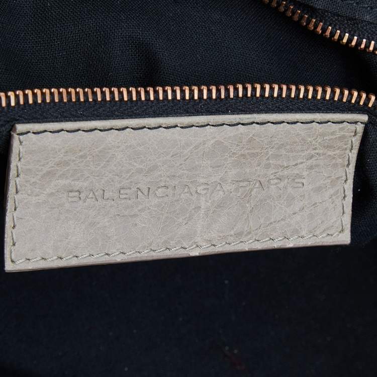 Pre Owned Balenciaga Papyrus Leather GRGH Work Tote
