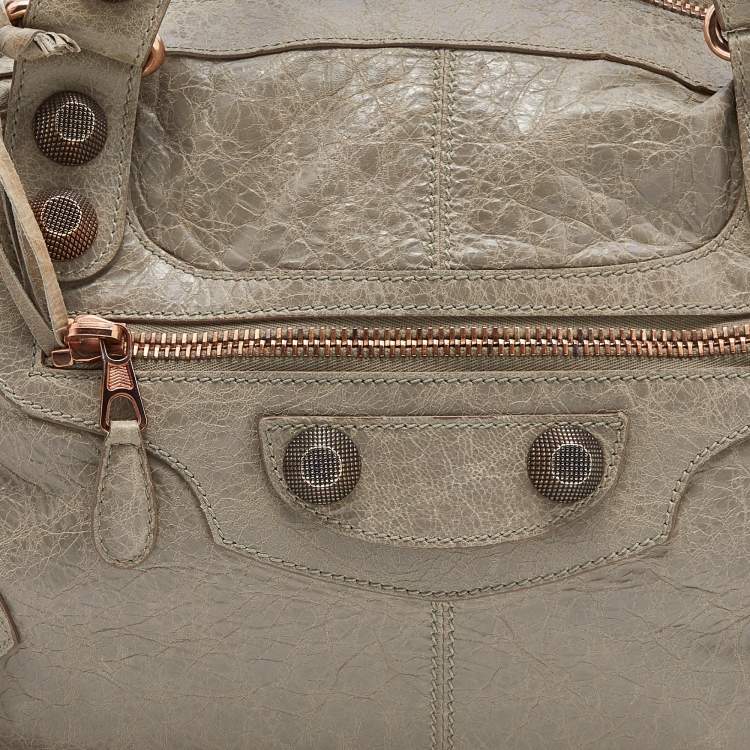 Pre Owned Balenciaga Papyrus Leather GRGH Work Tote