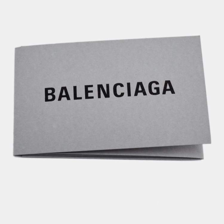 Pre Owned Balenciaga Green Croc Embossed Glazed Leather B. Logo Wallet On Chain