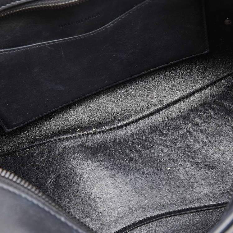 Pre Owned Balenciaga Black Leather Small Neo Classic Tote