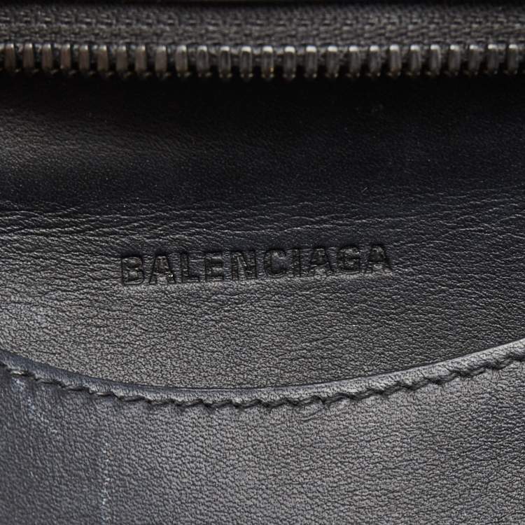 Pre Owned Balenciaga Black Leather Small Neo Classic Tote