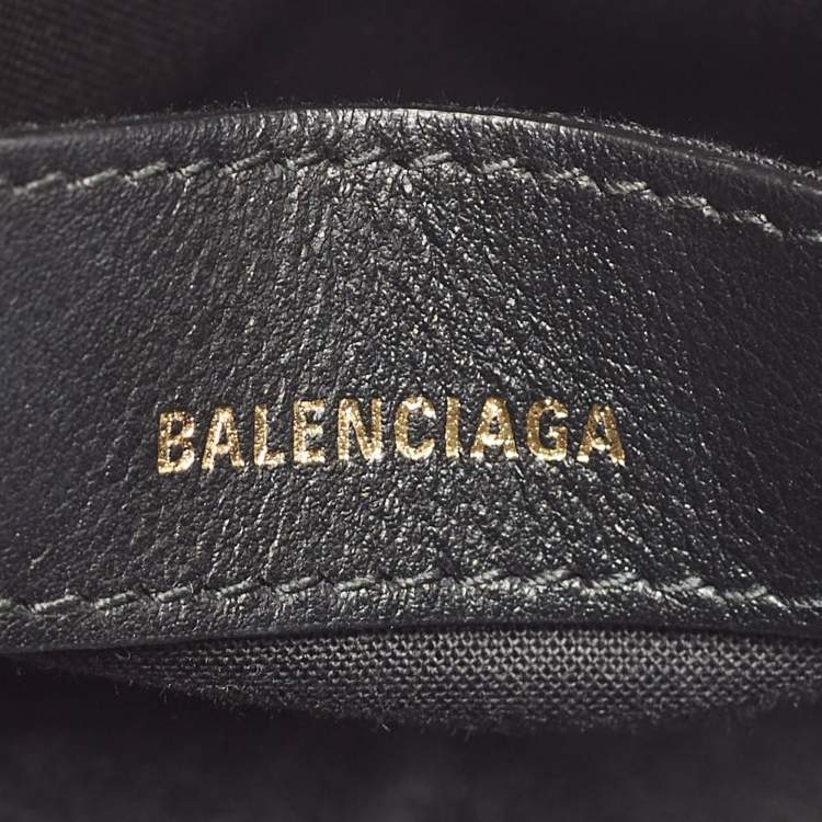 Pre Owned Balenciaga Black/Multicolor Leather XXS Ville Satchel