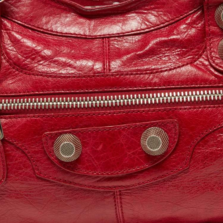 Pre Owned Balenciaga Sang Leather GSH Part Time Bag