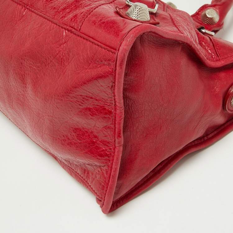 Pre Owned Balenciaga Sang Leather GSH Part Time Bag