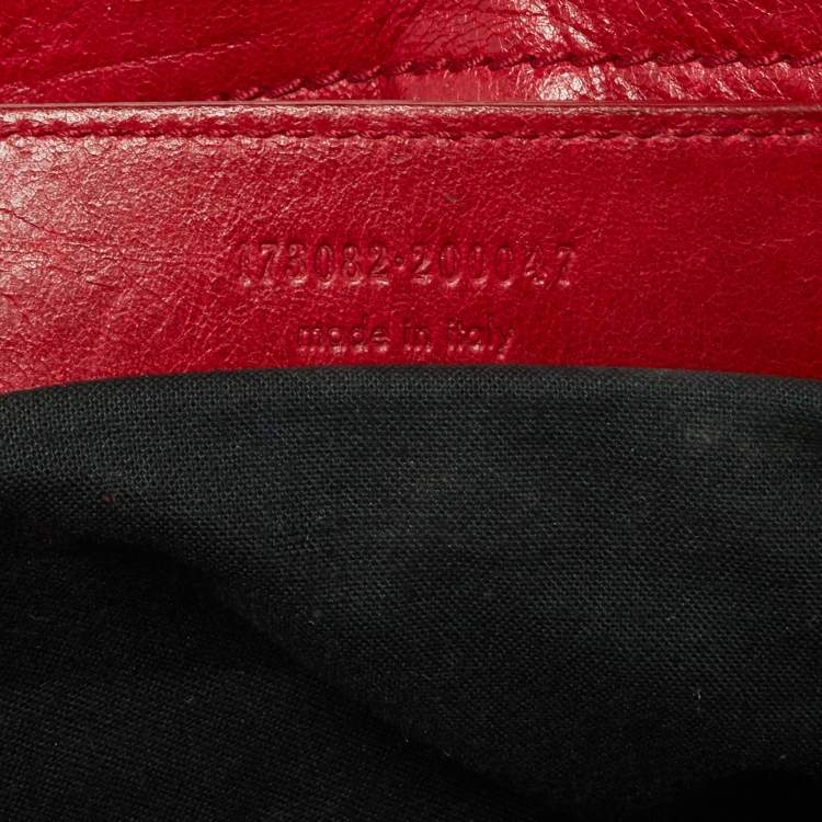 Pre Owned Balenciaga Sang Leather GSH Part Time Bag