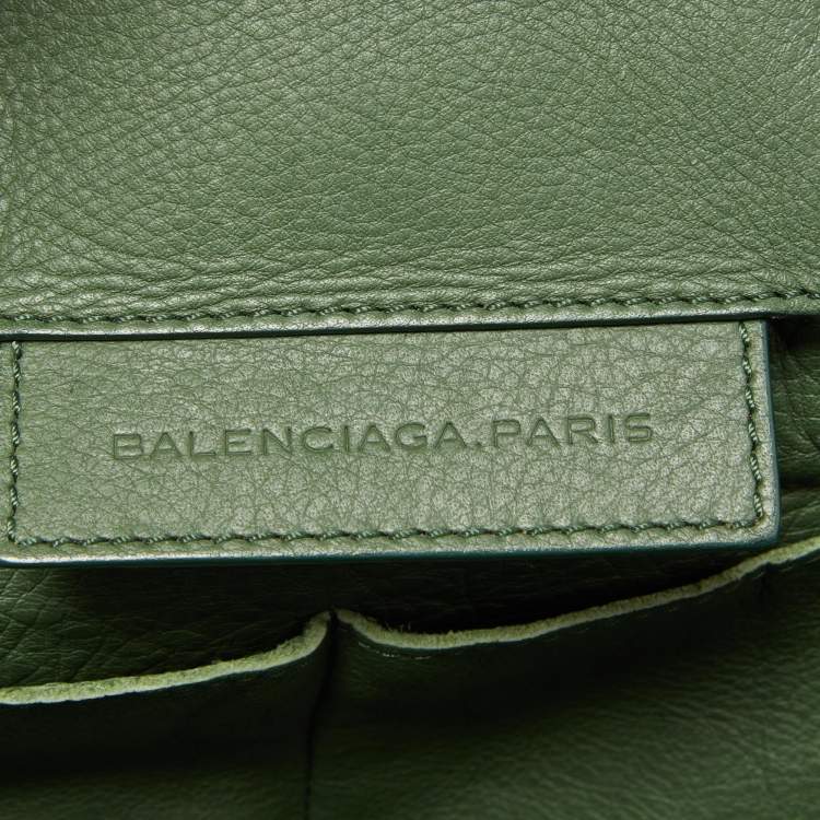 Pre Owned Balenciaga Cypress Leather Papier A4 Tote