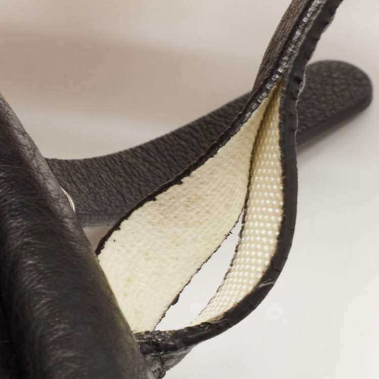 Pre Owned Balenciaga Black Leather Everyday Camera Shoulder Bag