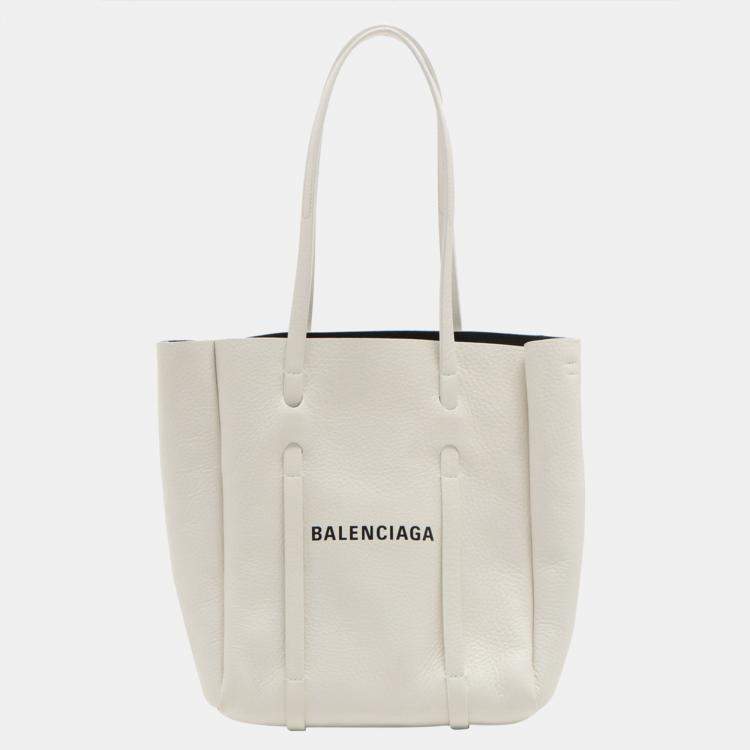 Balenciaga Everyday Tote XS Leather 2 way tote bag White