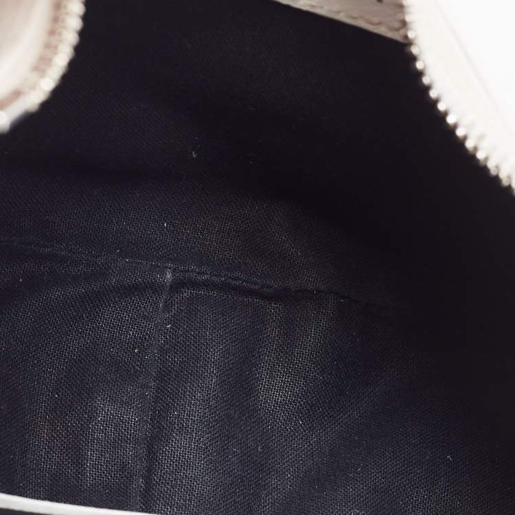 Pre Owned Balenciaga White Leather XS Le Cagole Shoulder Bag