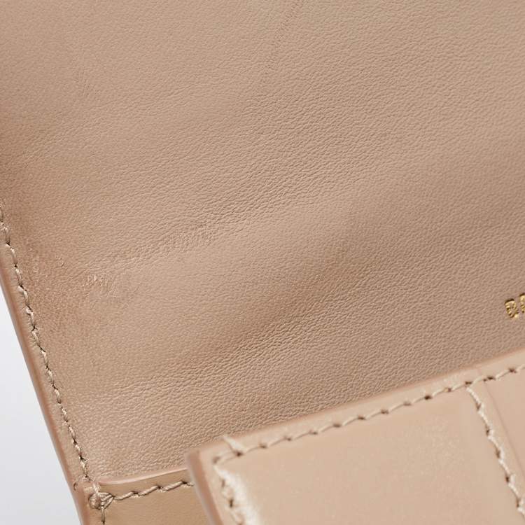Pre Owned Balenciaga Light Beige Leather Small Hourglass Top Handle Bag