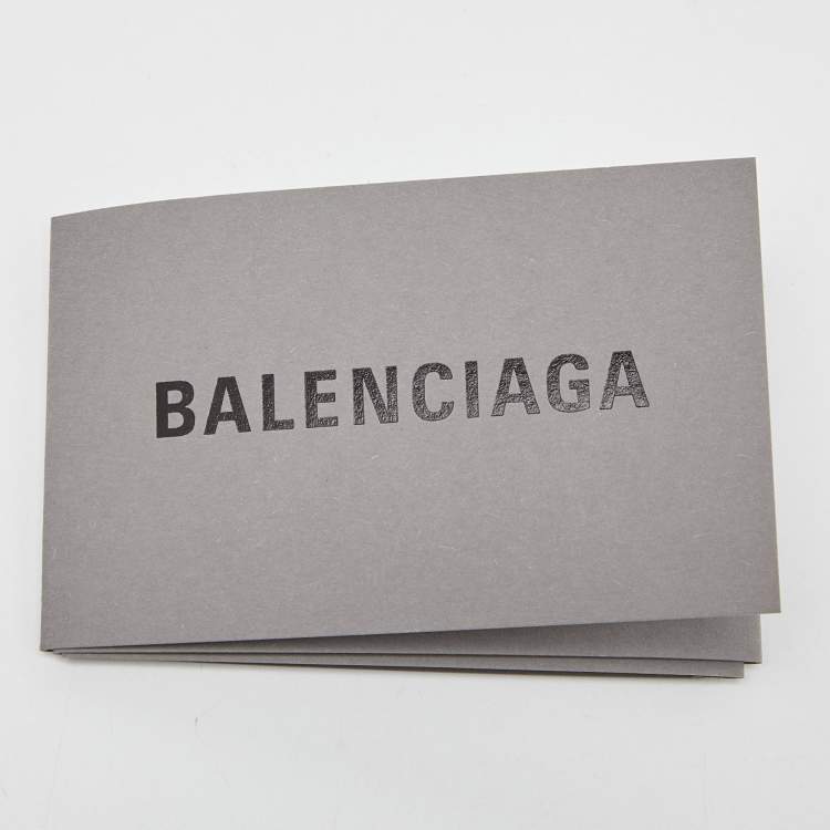 Pre Owned Balenciaga Black Croc Embossed Leather Small Hourglass Top Handle Bag