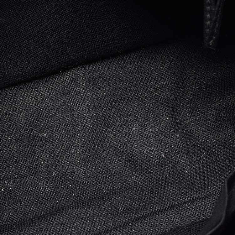 Pre Owned Balenciaga Black Croc Embossed Leather Small Classic City Bag