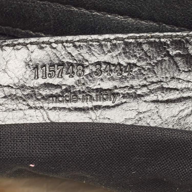 Pre Owned Balenciaga Black Leather RH Classic City Bag