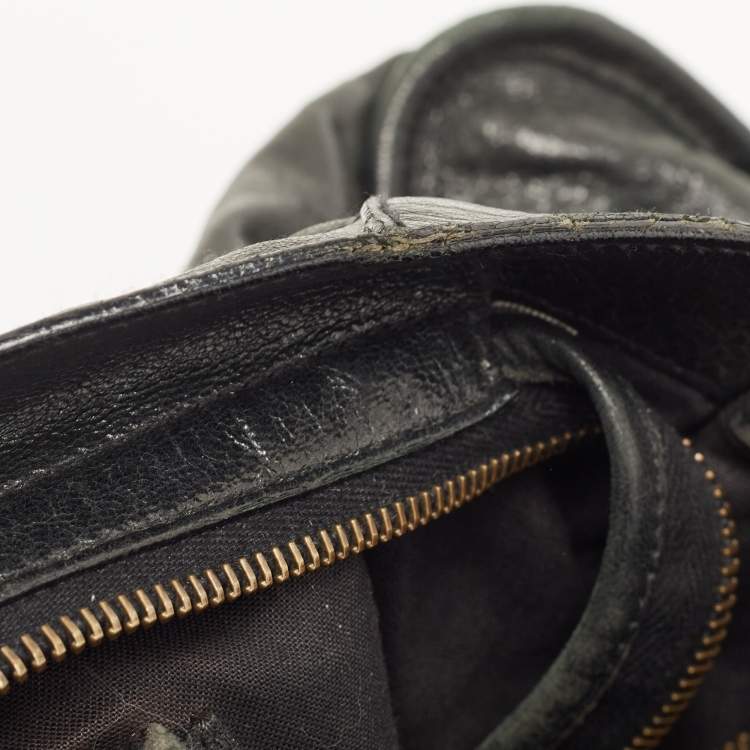 Pre Owned Balenciaga Black Leather RH Classic City Bag