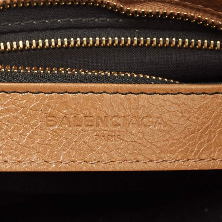 Pre Owned Balenciaga Brown Leather Mini Classic City Bag