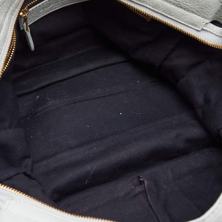 Pre Owned Balenciaga Light Green Leather RH City Bag