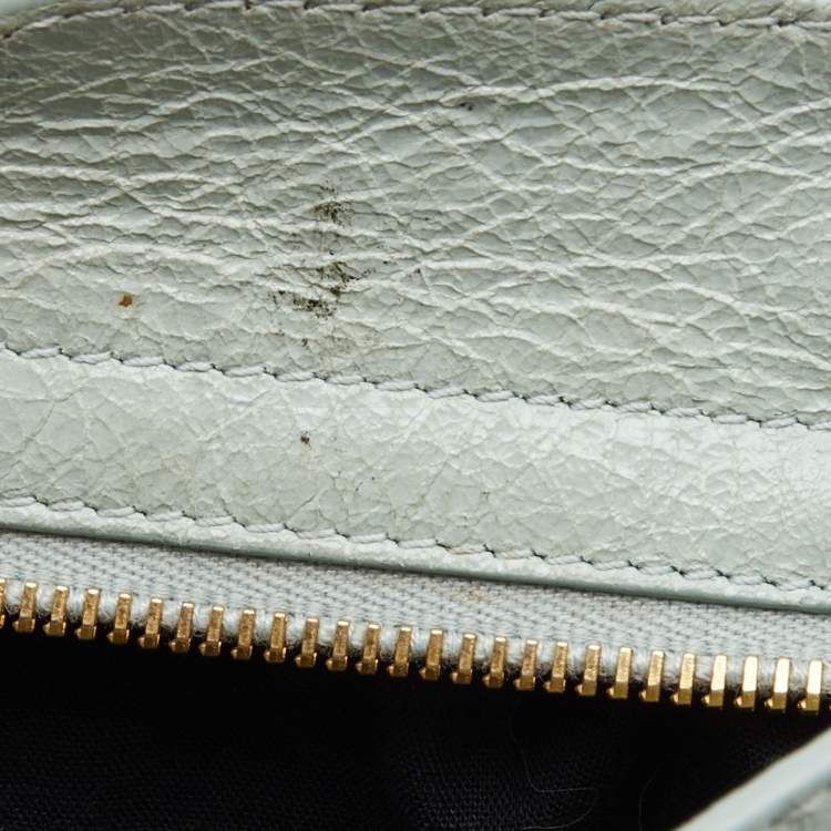 Pre Owned Balenciaga Light Green Leather RH City Bag