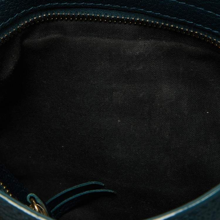 Pre Owned Balenciaga Lagoon Leather Mini Classic Metallic Edge City Bag