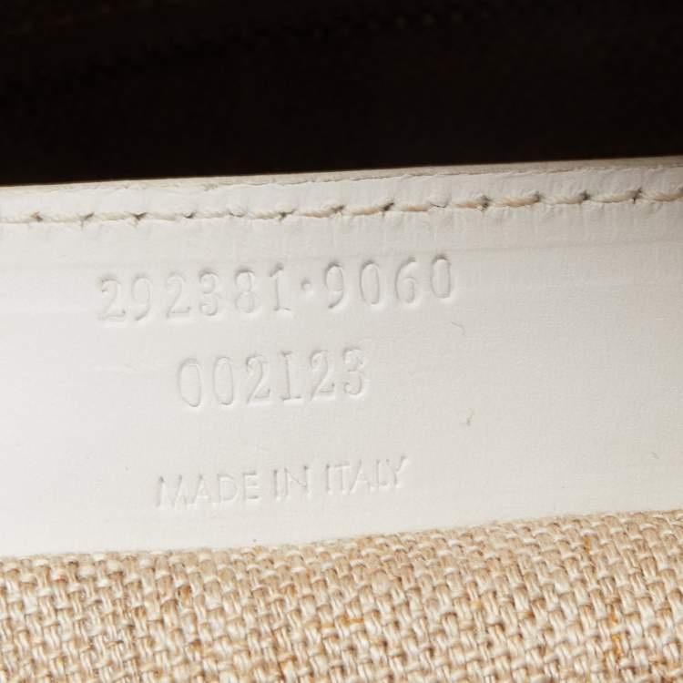 Pre Owned Balenciaga White/Black Leather Triple Boston Bag