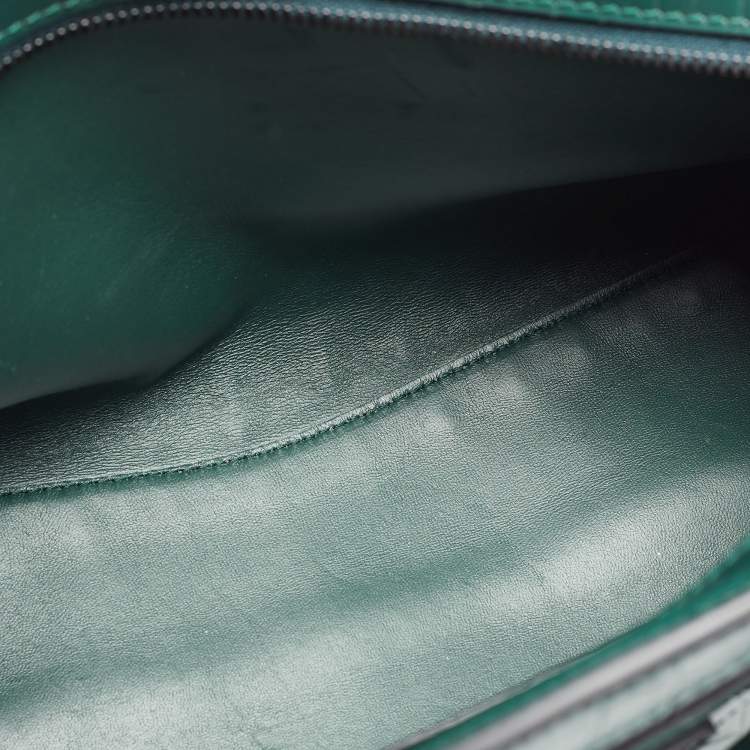 Pre Owned Balenciaga Green Croc Embossed Leather Classic City Bag