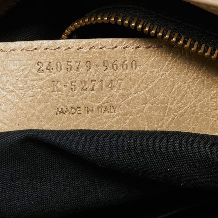 Pre Owned Balenciaga Beige Leather RH Classic Town Bag