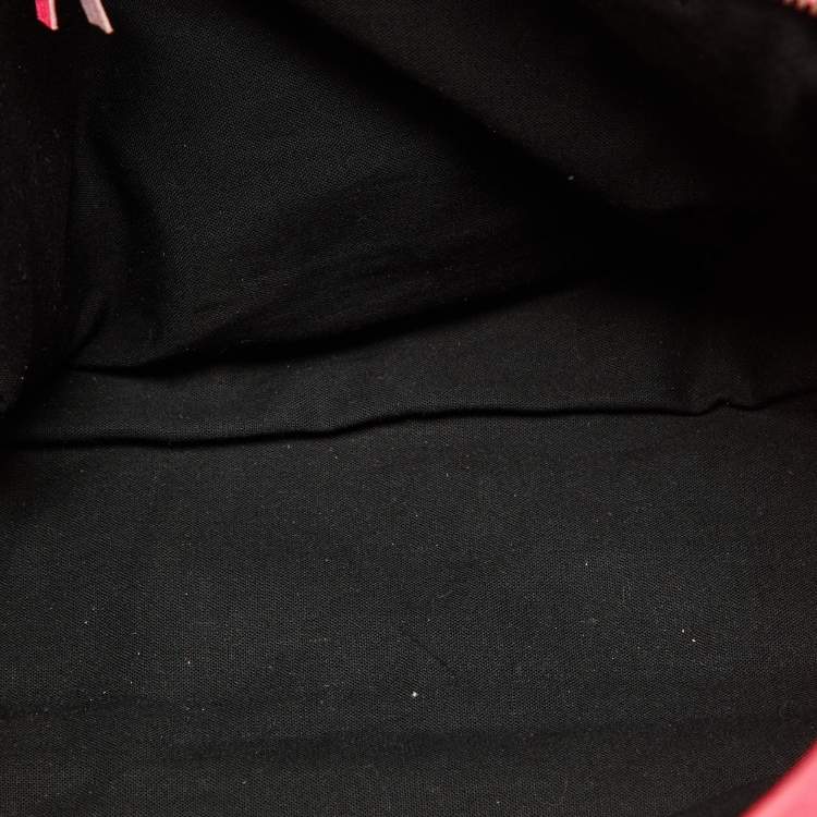 Pre Owned Balenciaga Pink Lizard Embossed Leather RH City Bag