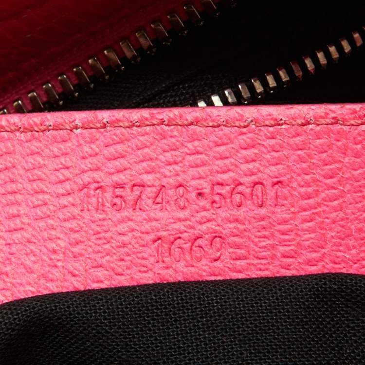 Pre Owned Balenciaga Pink Lizard Embossed Leather RH City Bag
