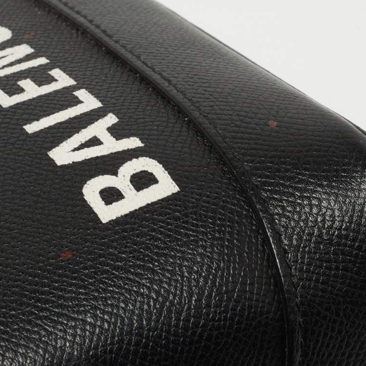 Pre Owned Balenciaga Black Leather XXS Ville Satchel