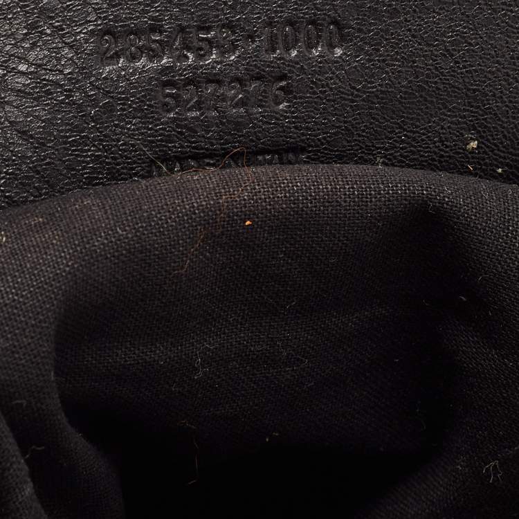 Pre Owned Balenciaga Black Leather RH Premier Clutch