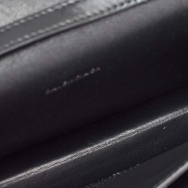 Pre Owned Balenciaga Black Leather XS Sharp Belt Bag