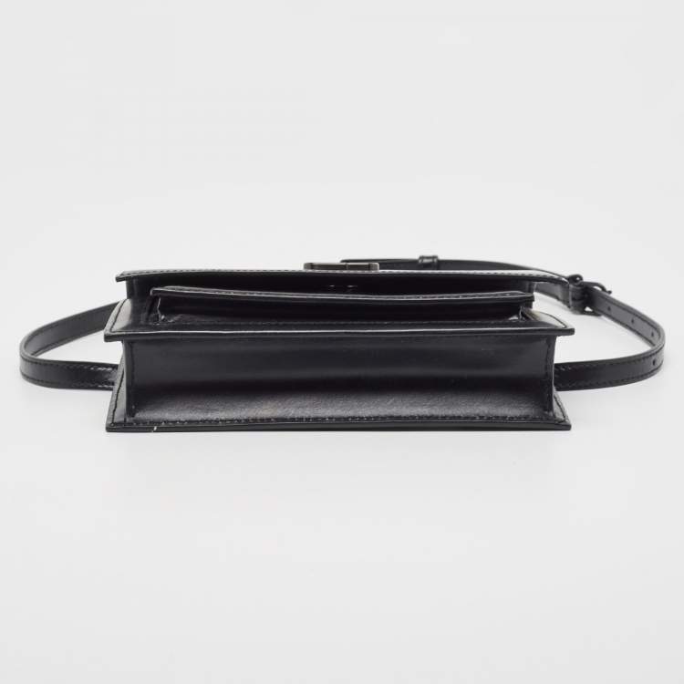 Pre Owned Balenciaga Black Leather XS Sharp Belt Bag