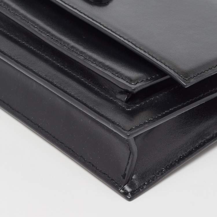 Pre Owned Balenciaga Black Leather XS Sharp Belt Bag