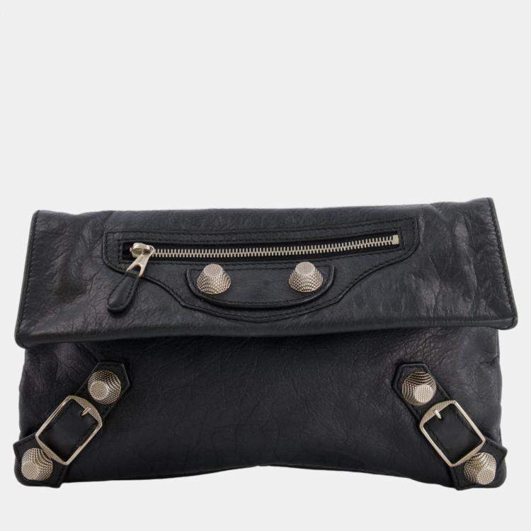 Bb chain leather handbag Balenciaga Black in Leather - 41857194