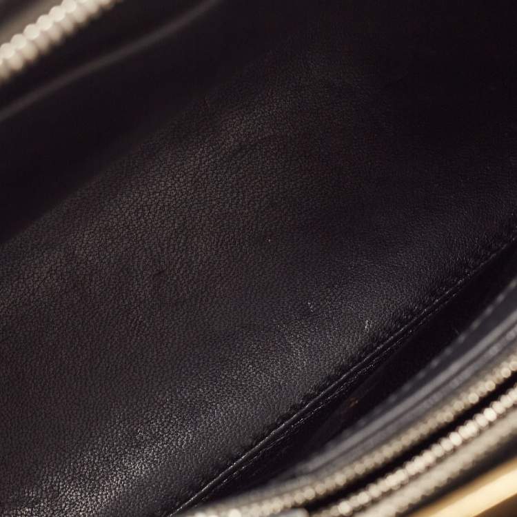 Pre Owned Balenciaga Black Leather Le Dix Cartable Top Handle Bag