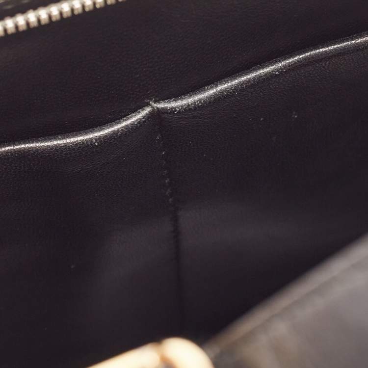 Pre Owned Balenciaga Black Leather Le Dix Cartable Top Handle Bag