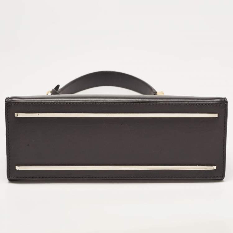 Pre Owned Balenciaga Black Leather Le Dix Cartable Top Handle Bag