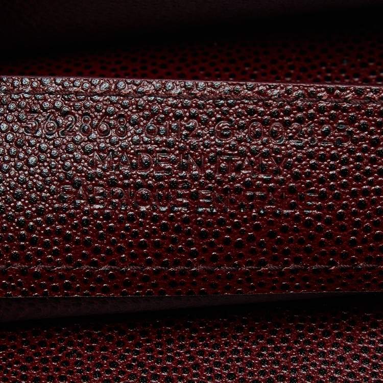 مملوكة مسبقًا Balenciaga Burgundy Leather Papier Flap Tote