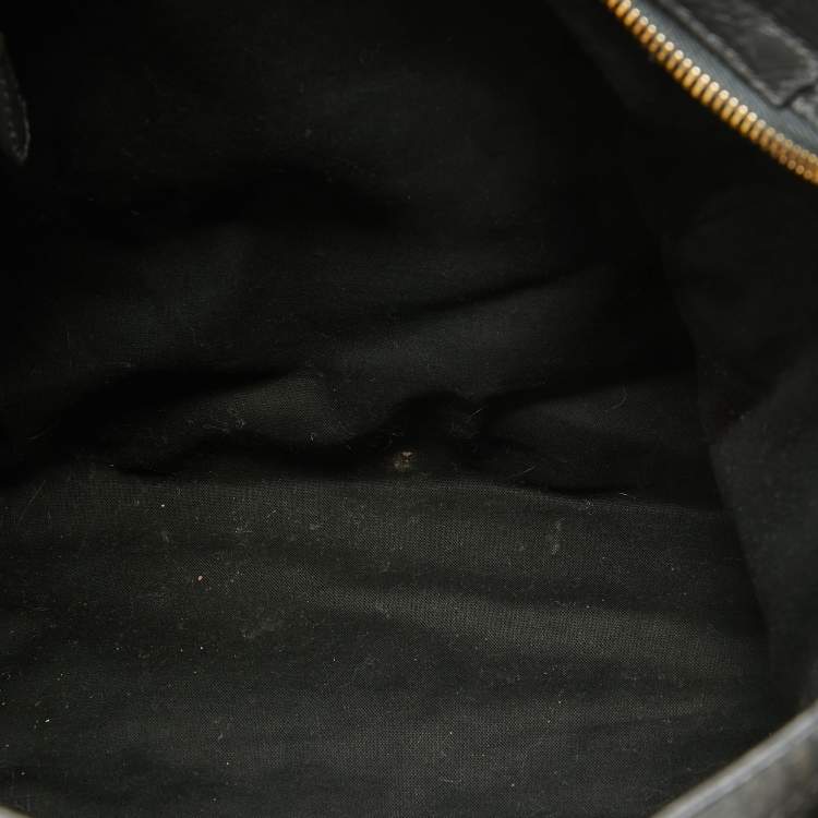 Pre Owned Balenciaga Dark Grey Leather GH Velo Bag