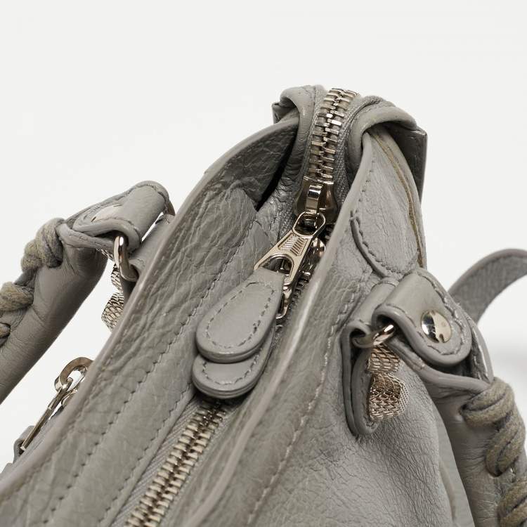 مملوكة مسبقًا Balenciaga Ciment Leather Mini RH City Tote