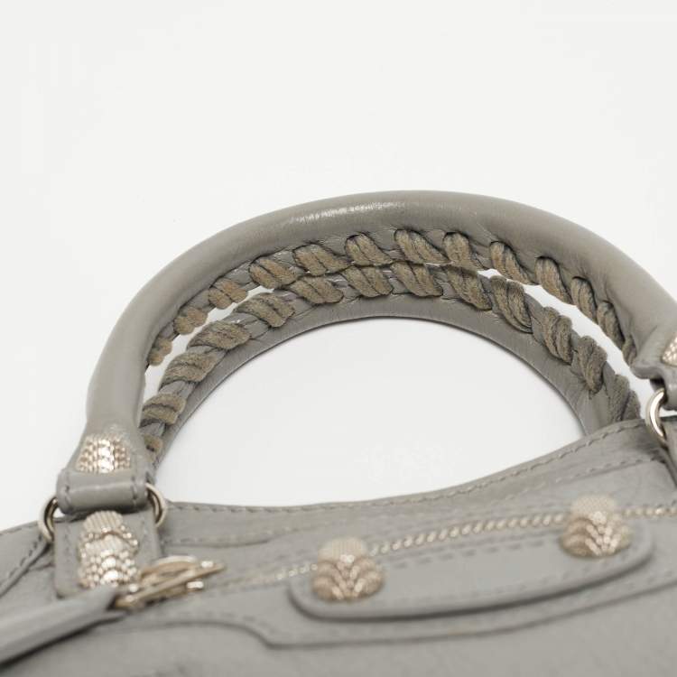 مملوكة مسبقًا Balenciaga Ciment Leather Mini RH City Tote